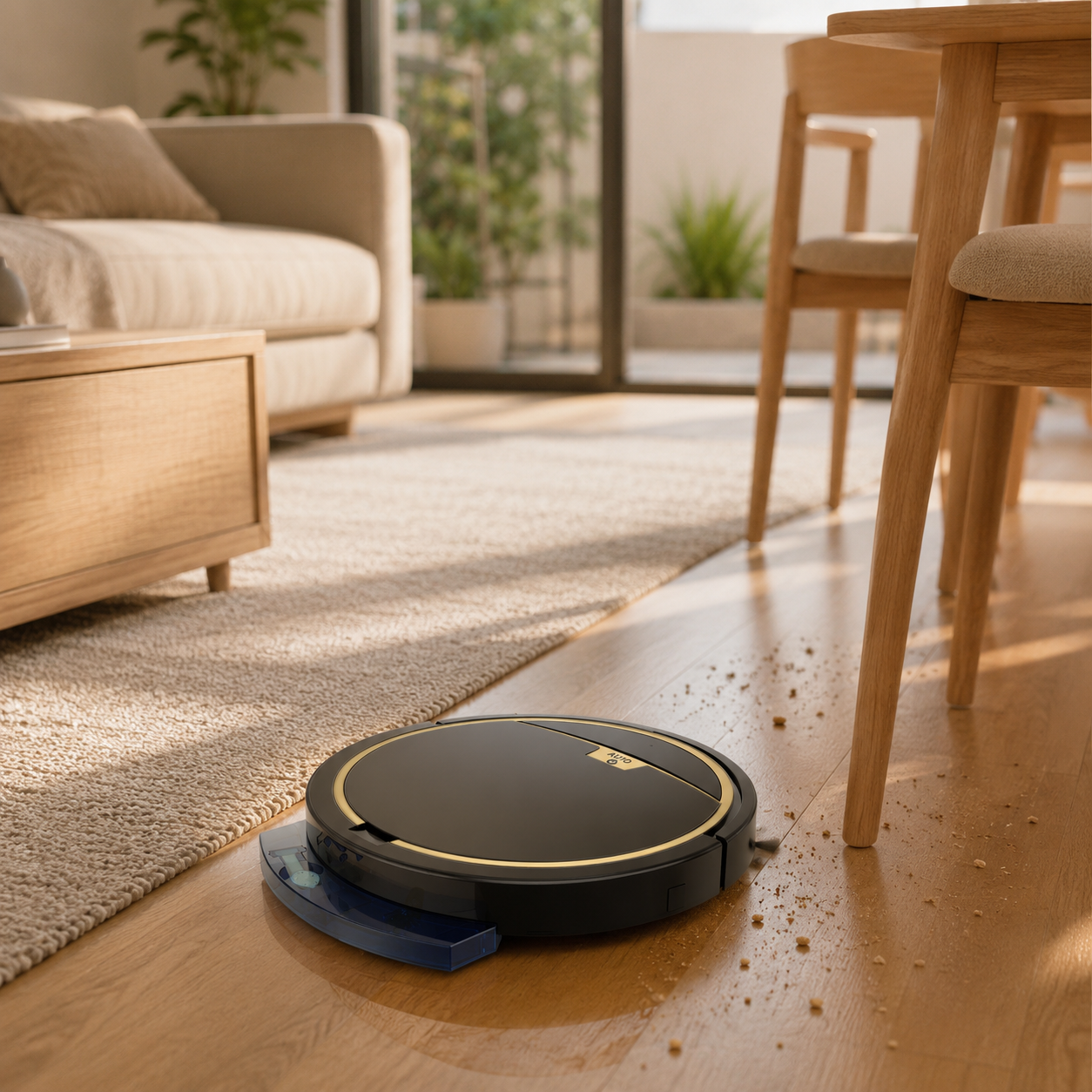 Slimme Robotstofzuiger met Dweilfunctie & App