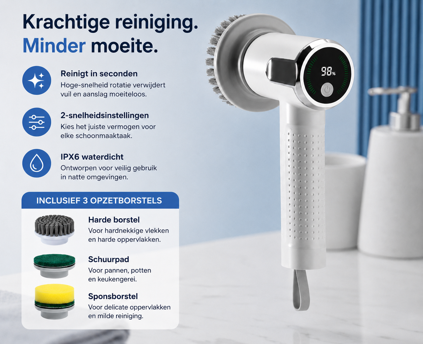 CleanXJoy Power Scrubber